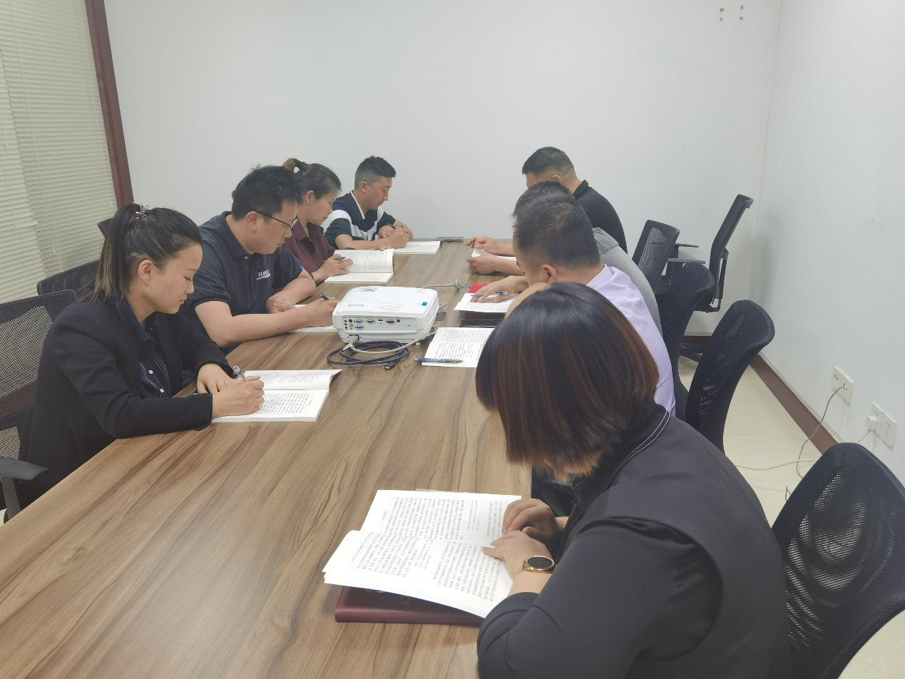 新合作瑞通公司党支部召开党史学习教育第八次会议